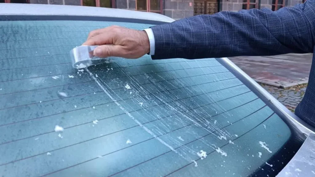 IN THE MORNING HOURS THE AIR TEMPERATURE DROPPED TO 6 DEGREES BELOW ZERO