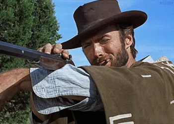 THE GOOD THE BAD AND THE UGLY 1966 WATCH MOVIE SCENE CLASSIC WESTERN FILM CLINT EASTWOOD LEE VAN CLEEF ELI WALLACH